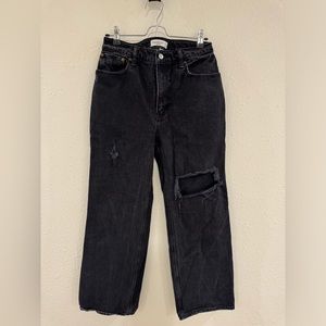 Abercrombie & Fitch Curve Love High Rise 90s Relaxed Jeans - size 4xs